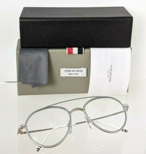 Brand New Authentic Thom Browne Eyeglasses TBX109-C-GLD-NVY TB109 53mm Frame