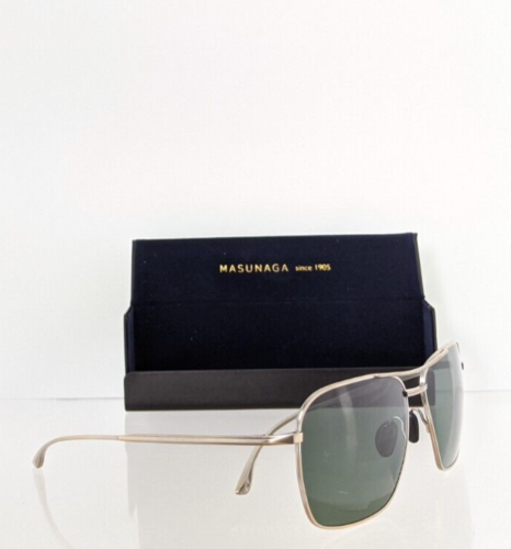 Brand New Authentic Masunaga 9007 Sunglasses Antique Gold #11 59M Frame