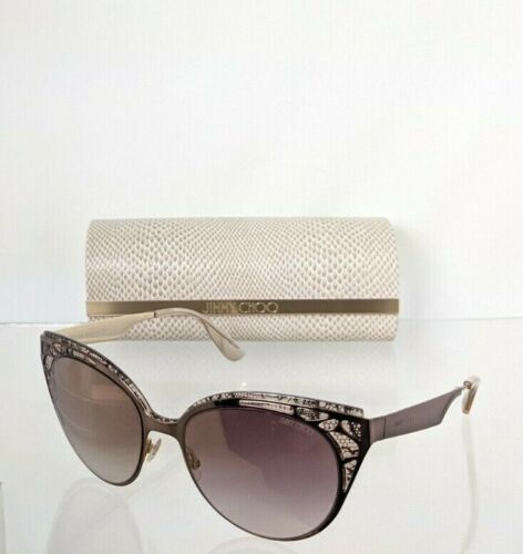 Brand New Authentic Jimmy Choo Sunglasses ESTELLE/S ENZQH Rose 55mm Estelle