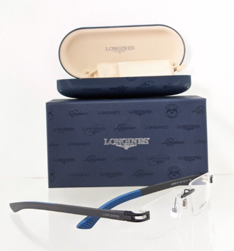 Brand New Authentic Longines Lg5007 H Eyeglasses 5007 Black 002 56Mm Frame