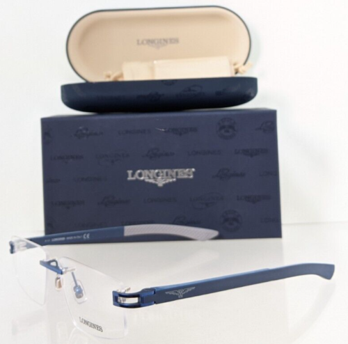 Brand New Authentic Longines Lg5007 H Eyeglasses 5007 Navy 090 56Mm Frame