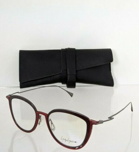 Brand New Authentic Yohji Yamamoto Eyeglasses YY 1041 209 49mm Red/Black Frame