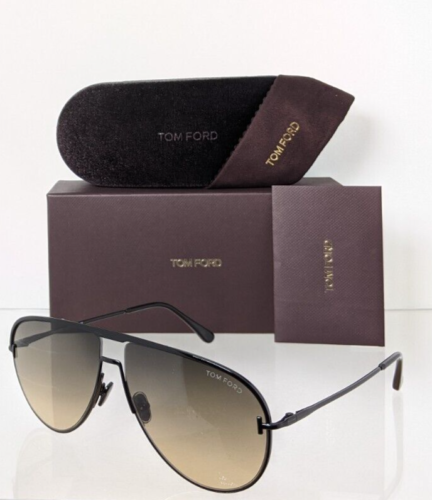 Brand New Authentic Tom Ford Sunglasses FT TF 0924 TF924 01B Theo 60mm Frame