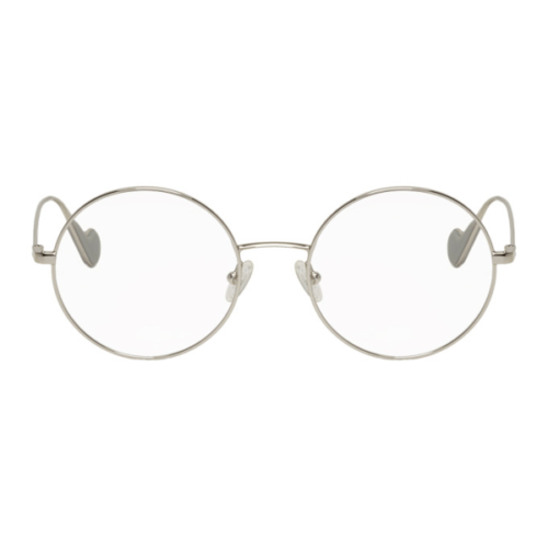 Brand New Authentic Moncler Eyeglasses ML 5047 016 52mm Silver 5047 Frame