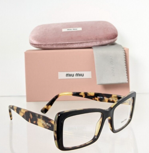 Brand New Authentic Miu Miu Eyeglasses VMU 03S 389- 1O1 TortoiseBlack Frame