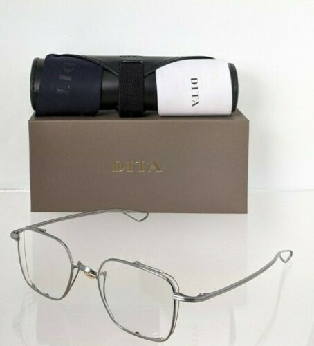 Brand New Authentic Dita Eyeglasses LINETO DTX-124-49-01 PLD GLD 49mm Frame