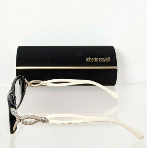 Brand New Authentic Roberto Cavalli Eyeglasses 959 092 55mm Navy & Ivory Frame
