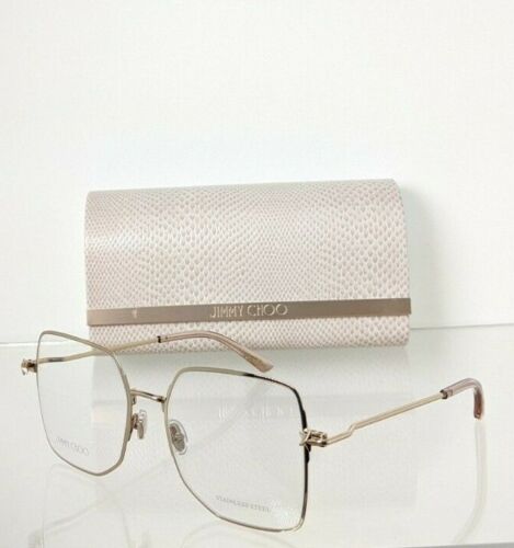 Brand New Authentic Jimmy Choo Eyeglasses JC262 J5G Gold Frame 55mm