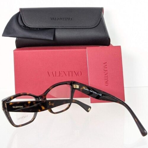 Brand New Authentic Valentino Eyeglasses VA 3036 5002 51mm Tortoise Frame