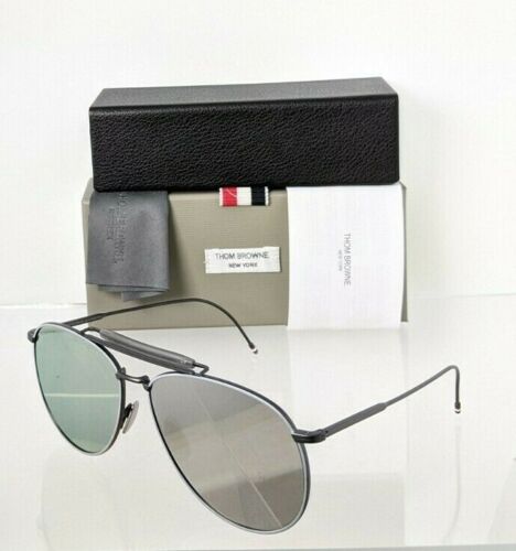 Brand New Authentic Thom Browne Sunglasses TB 015-LTD-BLK-GRY TBS015 Frame