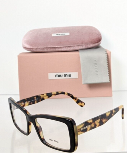 Brand New Authentic Miu Miu Eyeglasses VMU 03S 389- 1O1 TortoiseBlack Frame