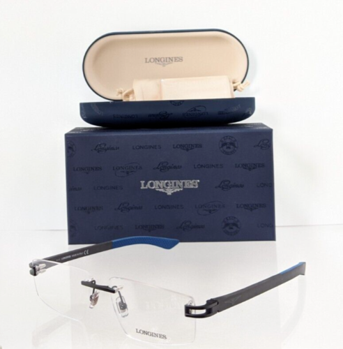 Brand New Authentic Longines Lg5007 H Eyeglasses 5007 Black 002 56Mm Frame