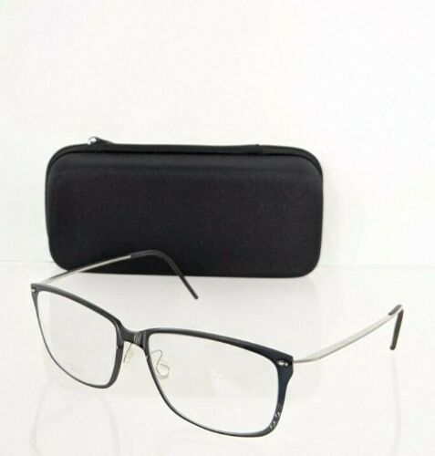 Brand New Authentic LINDBERG Eyeglasses 6504 Black & Silver P10 6504 53mm
