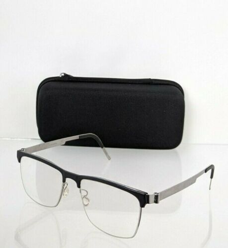 Brand New Authentic LINDBERG Eyeglasses 9815 Black & Silver P10 9815 50mm