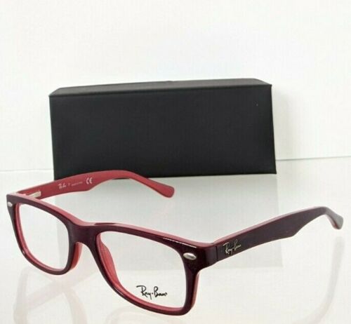 Brand New Authentic Ray Ban Eyeglasses Rb 1531 3592 46mm Burgundy Frame R1531