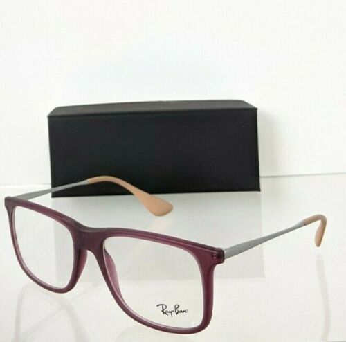 Brand New Authentic Ray Ban Eyeglasses RB 7054 5526 53mm Purple Frame RB7054