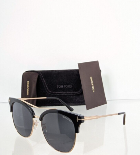 Brand New Authentic Tom Ford Sunglasses FT TF 0549 TF0549 01A Black & Gold Frame