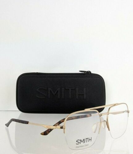 Brand New Authentic Smith Optics Eyeglasses SIDESTEP Matte Gold Frame