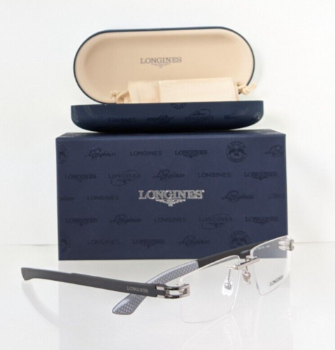 Brand New Authentic Longines Lg5007 H Eyeglasses 5007 Black 014 56Mm Frame