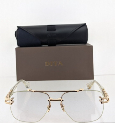 New Authentic Dita Sunglasses Grand Evo Two Dts146 A 02 Gold And Crystal Frame