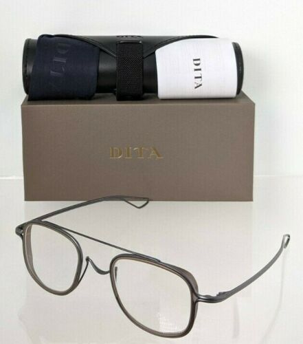 Brand New Authentic Dita Eyeglasses TESSEL DTX-118-46-03 BLK GRY 46mm Frame