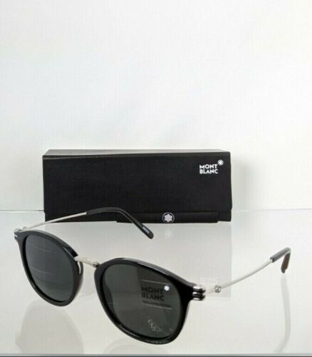 Brand New Authentic Mont Blanc Sunglasses MB697 01A 50mm Black Frame 697