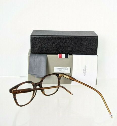 Brand New Authentic Thom Browne Eyeglasses TBX405-B-WLT Brown TB405 47mm Frame