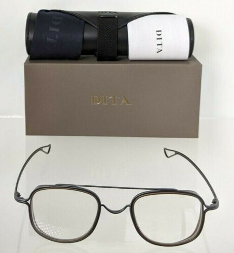 Brand New Authentic Dita Eyeglasses TESSEL DTX-118-46-03 BLK GRY 46mm Frame