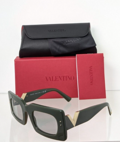 Brand New Authentic Valentino Sunglasses VA 4094 5176/87 Green Gold 4094 Frame