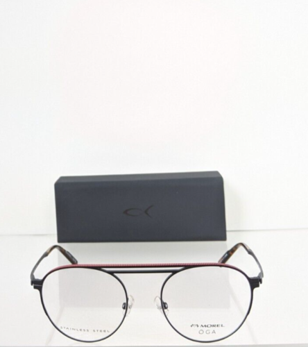 Brand New Authentic OGA Eyeglasses 10136O Morel BlackRed 52mm Frame