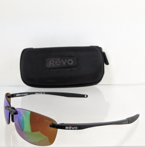Brand New Authentic Revo Sunglasses Descend Re 4060 01 Black 64Mm Frame