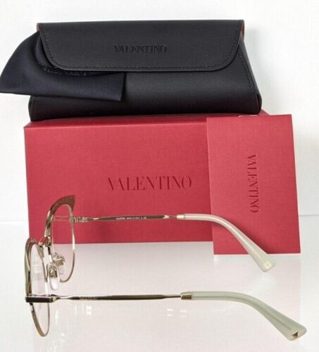 Brand New Authentic Valentino Eyeglasses VA 1011 3041 53mm Gold