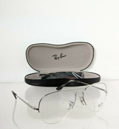 Brand New Authentic Ray Ban Eyeglasses RB 6589 2501 56mm 6589 Silver Frame