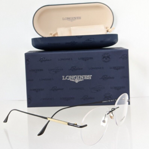 Brand New Authentic Longines Lg5002 H Eyeglasses 5002 Black 002 53Mm Frame