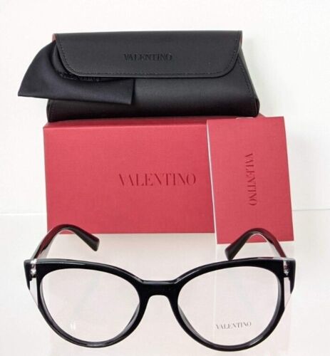 Brand New Authentic Valentino Eyeglasses VA 3030 5001 53mm Black Frame