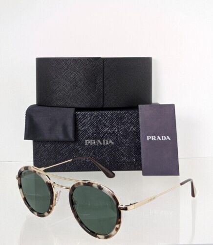 Brand New Authentic Prada Sunglasses SPR 56X Sunglasses 02A - 728 Gold Tortoise