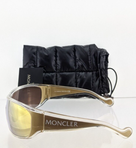 Brand New Authentic Moncler Sunglasses Mr Moncler Ml 0129 27G 0129 Wrap Frame