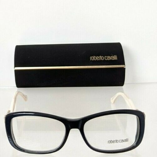 Brand New Authentic Roberto Cavalli Eyeglasses 959 092 55mm Navy & Ivory Frame