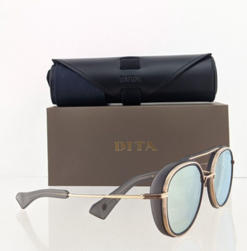 New Authentic Dita Sunglasses Spacecraft Drx 19017 C Grey Gold Frame 52Mm