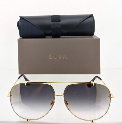 New Authentic Dita Sunglasses Talon 23007 D 18K Gld Blk 62Mm Frame