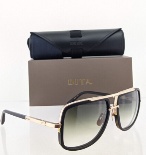 New Authentic Dita Sunglasses Mach One Drx 2030 F 12K Black Gold 59Mm Frame