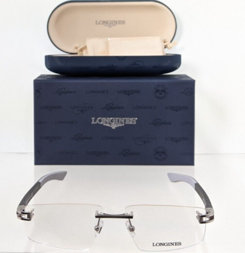 Brand New Authentic Longines Lg5007 H Eyeglasses 5007 Black 014 56Mm Frame