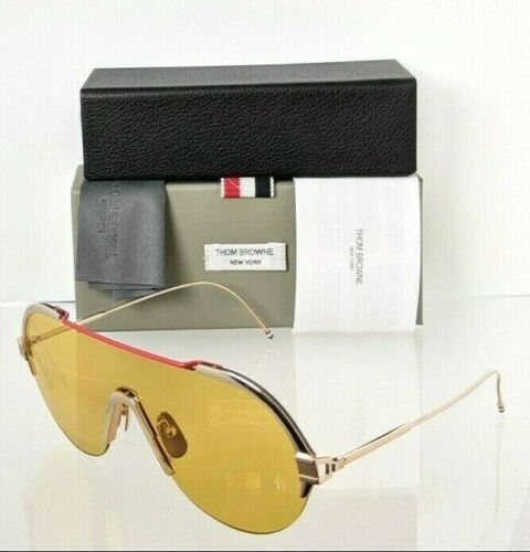 Brand New Authentic Thom Browne Sunglasses TBS 811-144-01 Gold TBS811