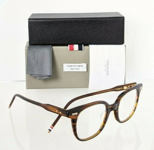 Brand New Authentic Thom Browne Eyeglasses TBX405-B-WLT Brown TB405 47mm Frame