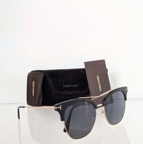 Brand New Authentic Tom Ford Sunglasses FT TF 0549 TF0549 01A Black & Gold Frame