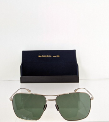 Brand New Authentic Masunaga 9007 Sunglasses Antique Gold #11 59M Frame