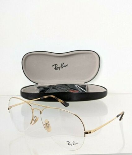 Brand New Authentic Ray Ban Eyeglasses RB 6589 2500 59mm 6589 Gold Frame