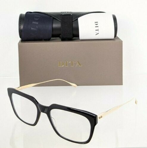Brand New Authentic Dita Eyeglasses ARGAND DTX123-54-04 Black Gold 54mm Frame
