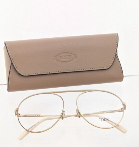 Brand New Authentic Tod's Eyeglasses To 5247 025 55Mm Gold Frame To 5247