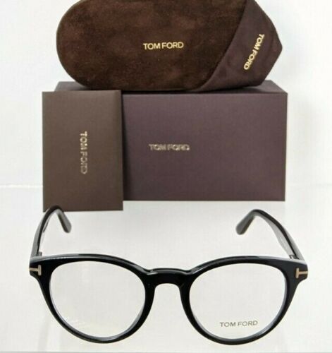 Brand New Authentic Tom Ford TF 5525 Eyeglasses 5525 001 FT 48mm Frame